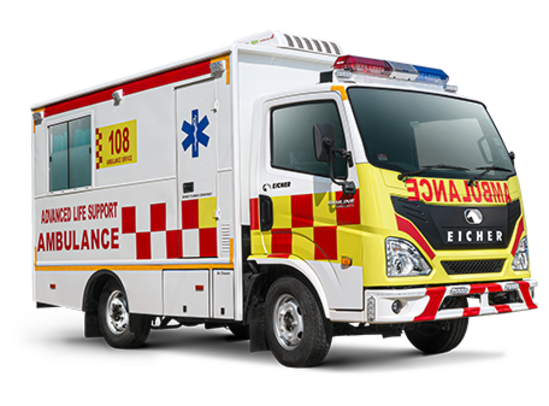 Service Provider of Advance Life Support ICU Ambulance Service in Dehradun, Uttrakhand, India.